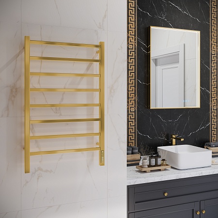 Ватикан П8 500х850 Электро Полотенцесушитель TERMINUS Брашированное золото Красноуфимск - фото 3 Ватикан П8 500х850 Электро Полотенцесушитель TERMINUS Брашированное золото Красноуфимск - фото 3